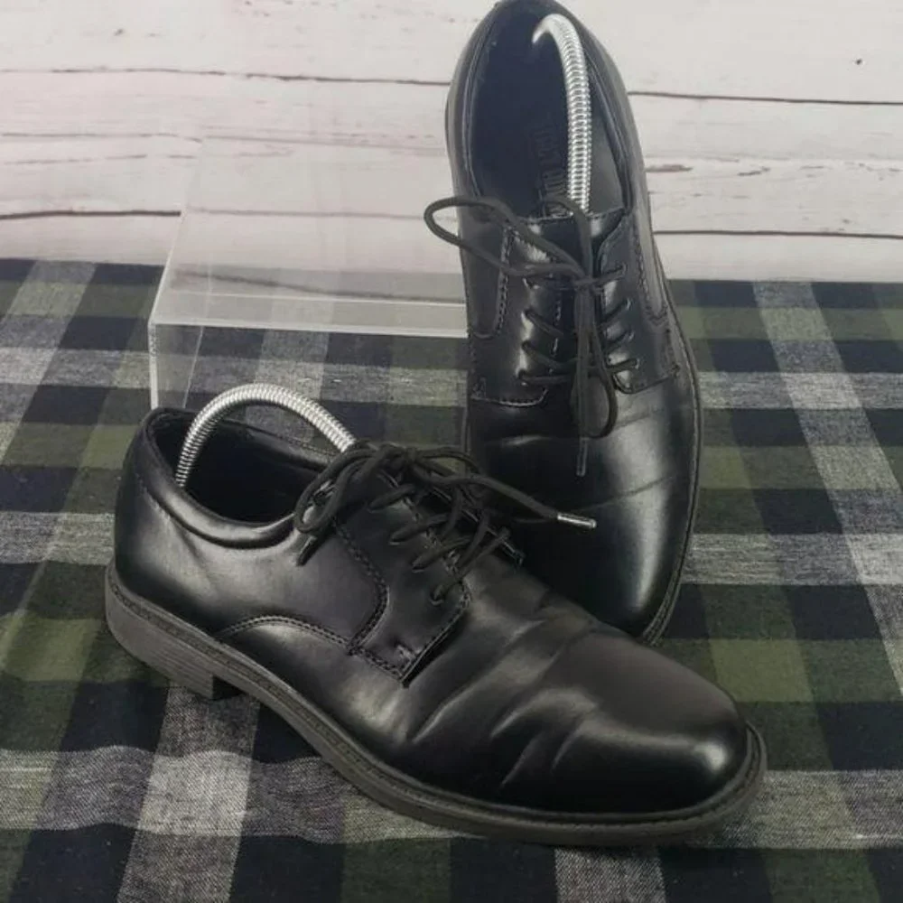 Stacy Adams Boys Black‎ Lace Up Oxfords
